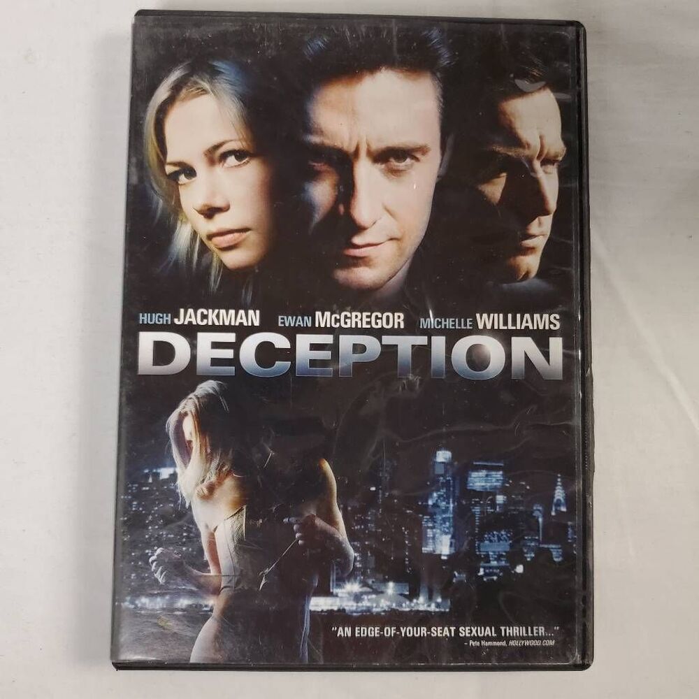 Deception DVD (Hugh Jackman, Ewan McGregor, Michelle Williams)
